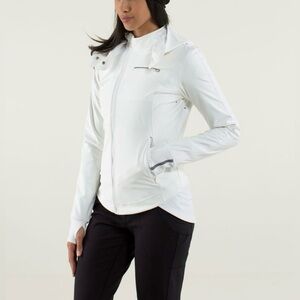 2013 Lululemon Keep It Up Jacket White Sz 6 Rare 2013 Softshell Collectors NWOT